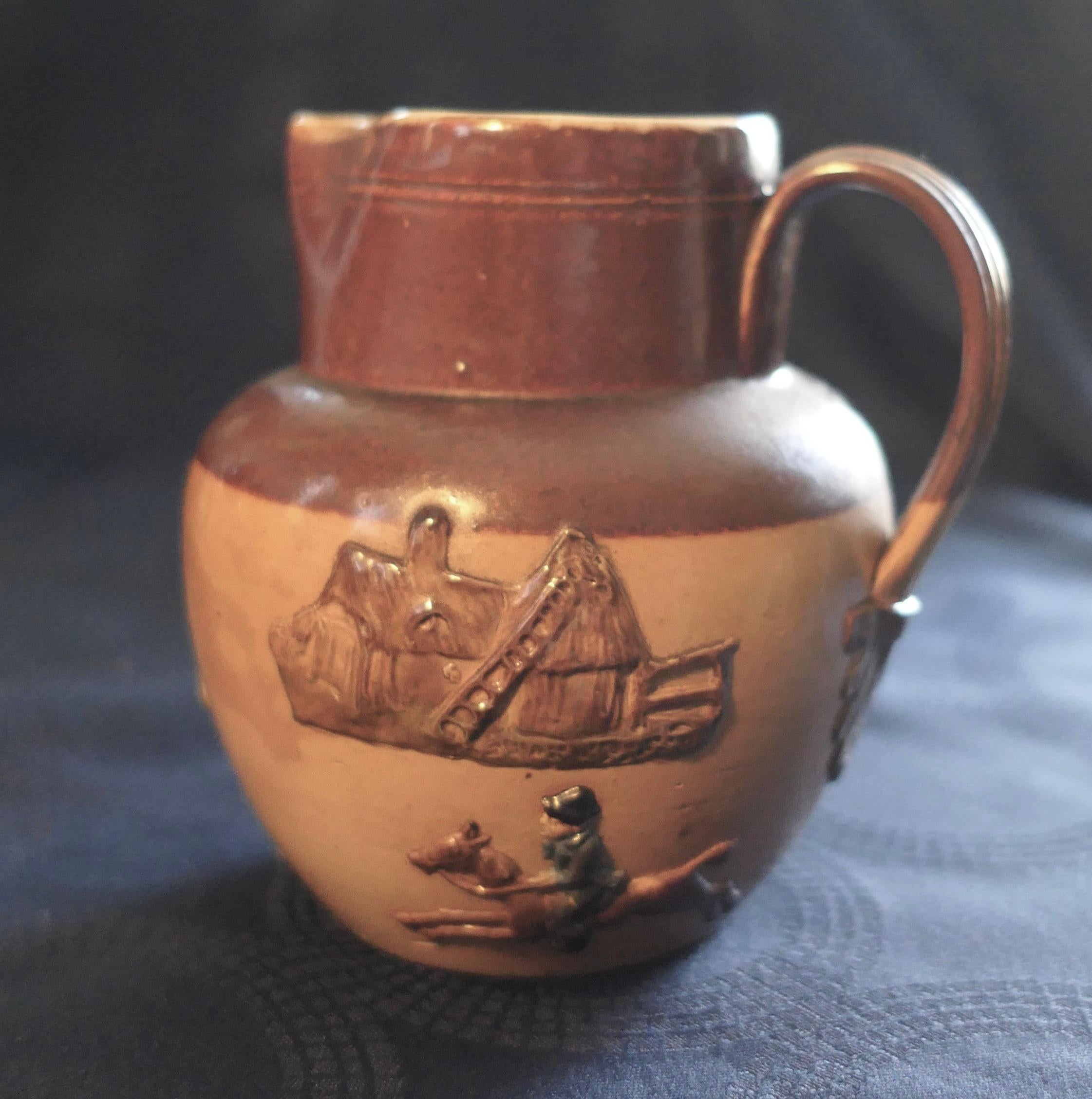 royal doulton brown jug