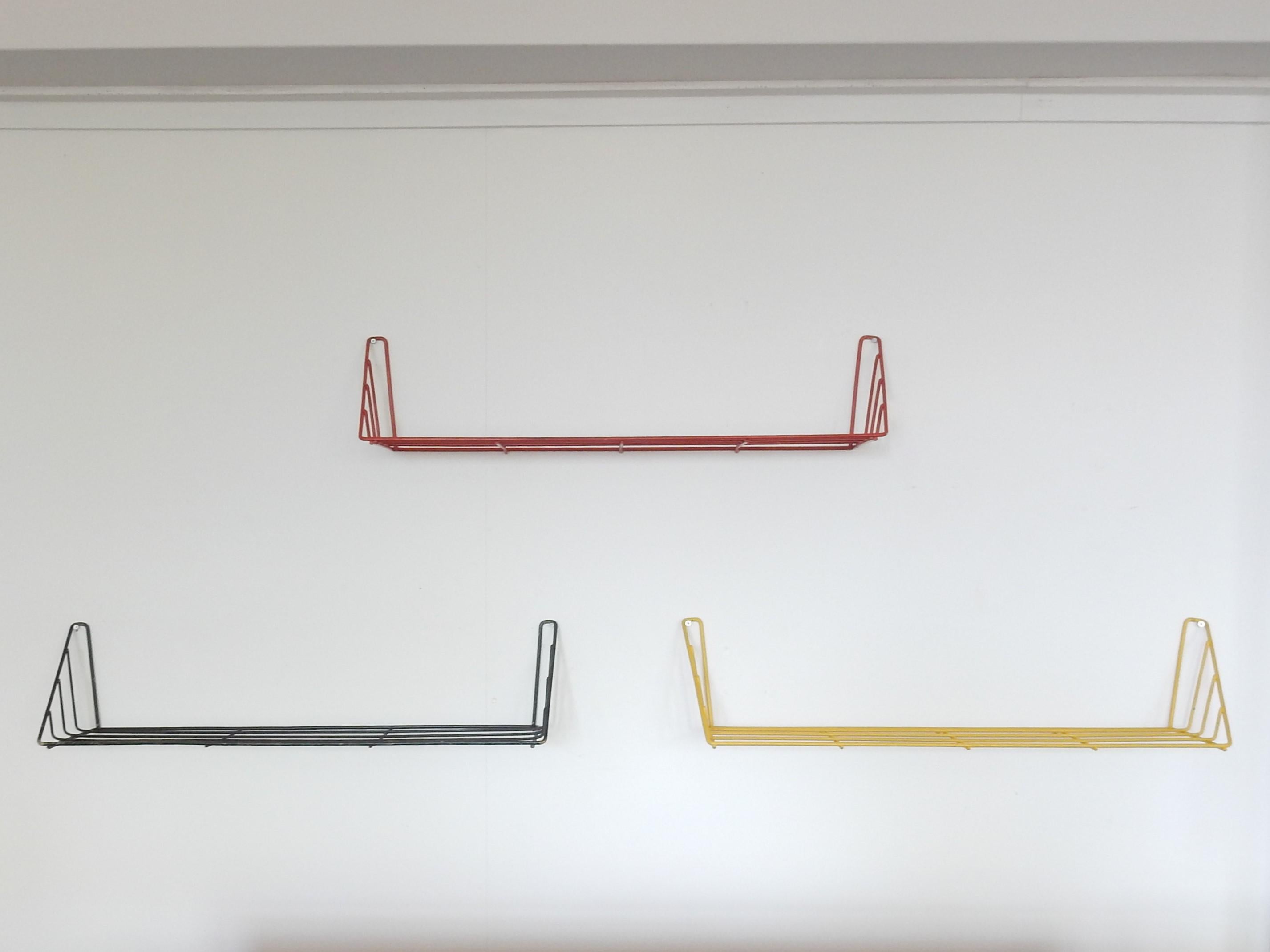 Dutch Set of 3 Rare 'Delft' Shelves by Constant Nieuwenhuijs for 't Spectrum, 1957 For Sale