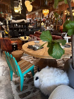 Set of 3 Rare Wood Chairs  By Robino &  Denton For Petroglyph 2011