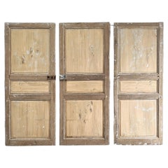 Set of 3 Reclaimed 19th Century French Doors