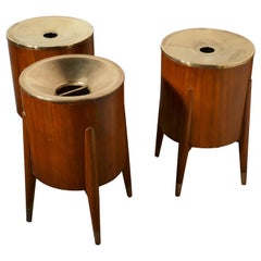 Set of 3 Retro Hotel Waste Bins