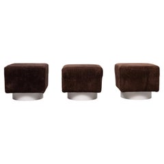 Ensemble de 3 tabourets Space Ace  1970s