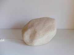 Set of 3 Rock Lamps by Andre Cazenave for AtelierA Marble finish, France, 1970s