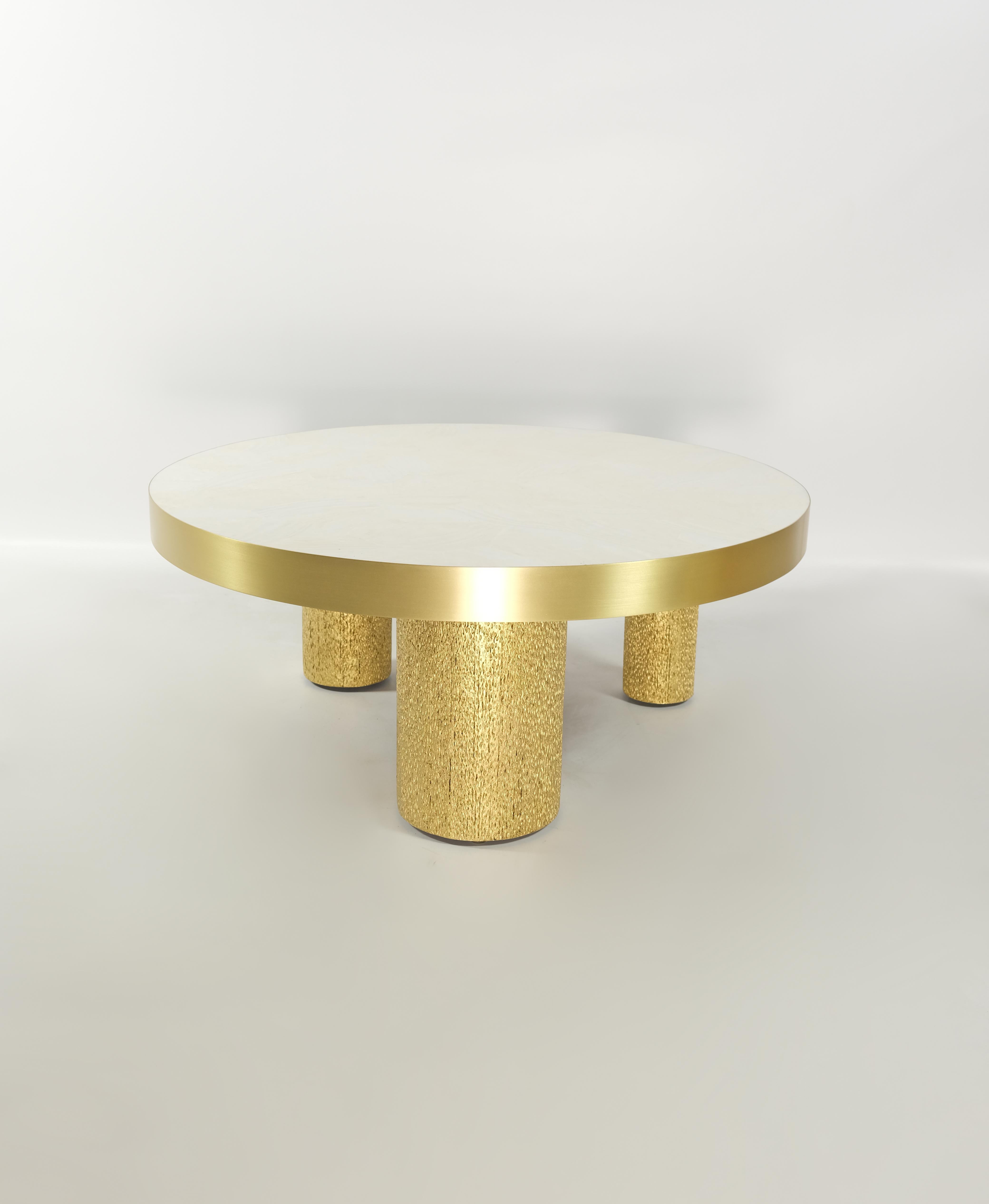 Set of 3 Round Coffee Tables by Ginger Brown In New Condition For Sale In Bourguebus, FR