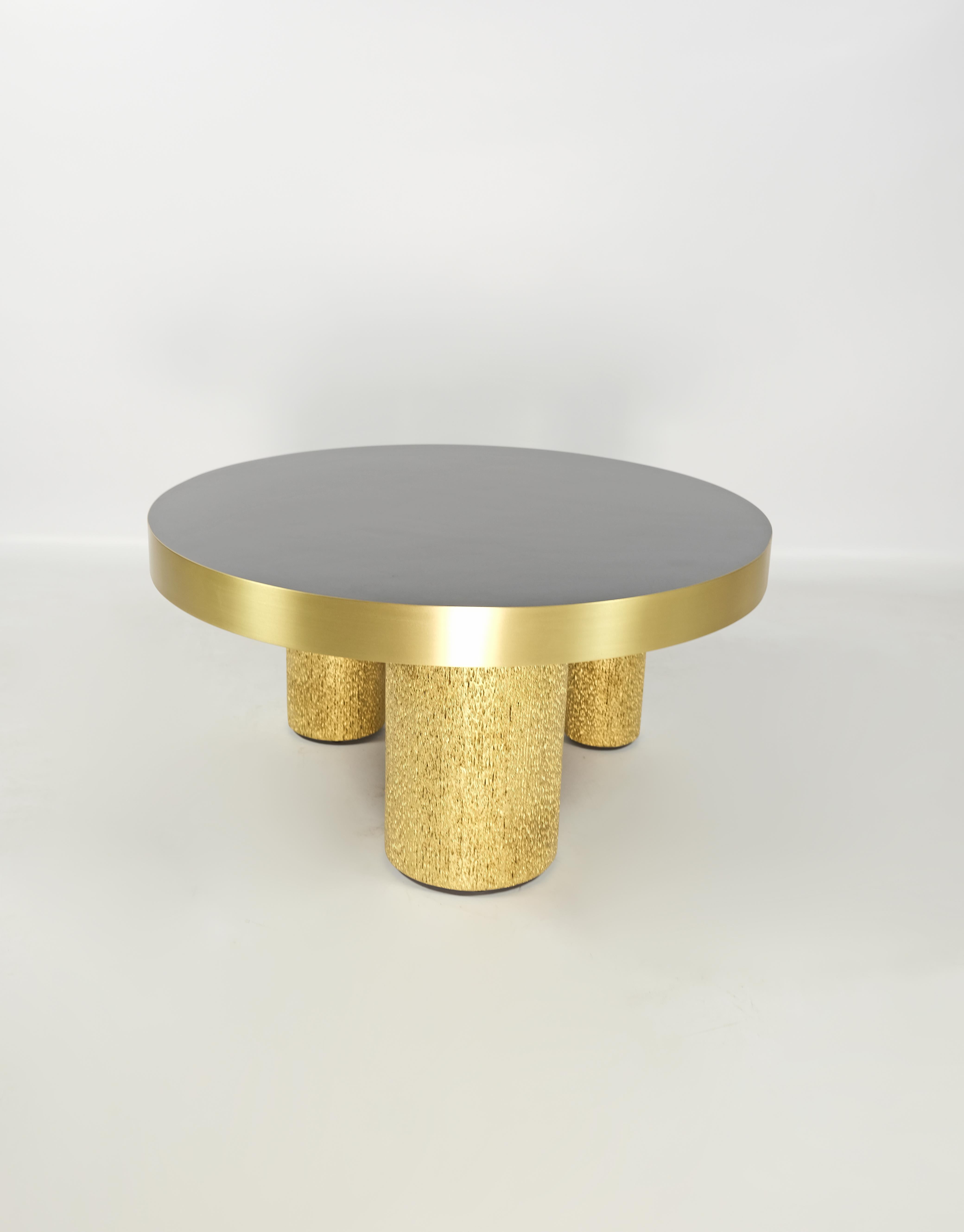Set of 3 Round Coffee Tables by Ginger Brown For Sale 1