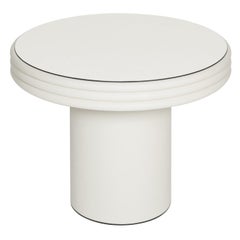 Set of 3 Round Leather Coffee Tables Scala by Stephane Parmentier for Giobagnara