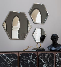 Set of 3 Ruby Mirrors by Morica Design