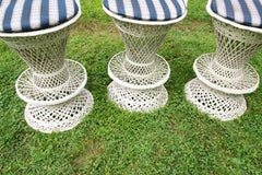 Set di 3 sgabelli in fibra di vetro Russell Woodard