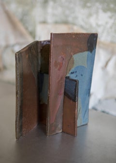 Ensemble de 3 objets décoratifs en grès S par Mylene Niedzialkowski