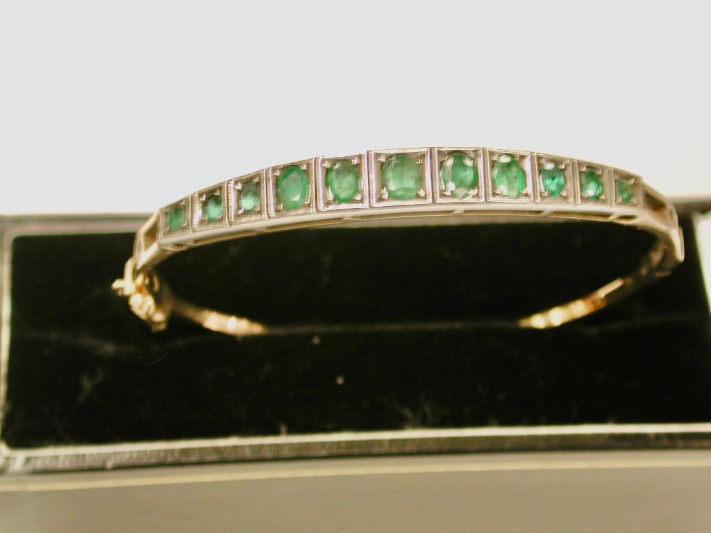 emerald and ruby bangles