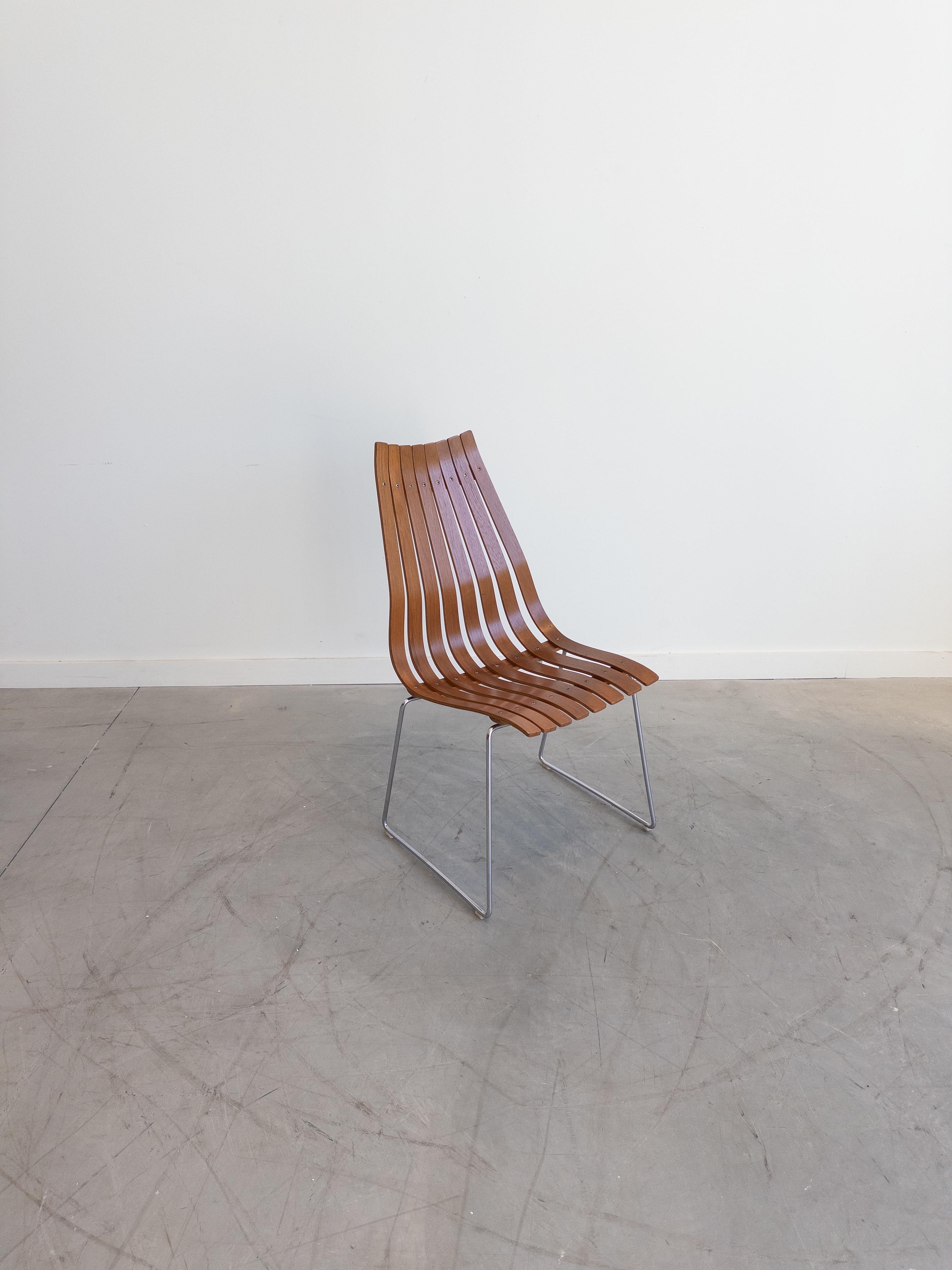 Satz von 3 Stühlen „Scandia“ von Hans Brattrud für Hove Mobler, 1960 (Norwegisch) im Angebot