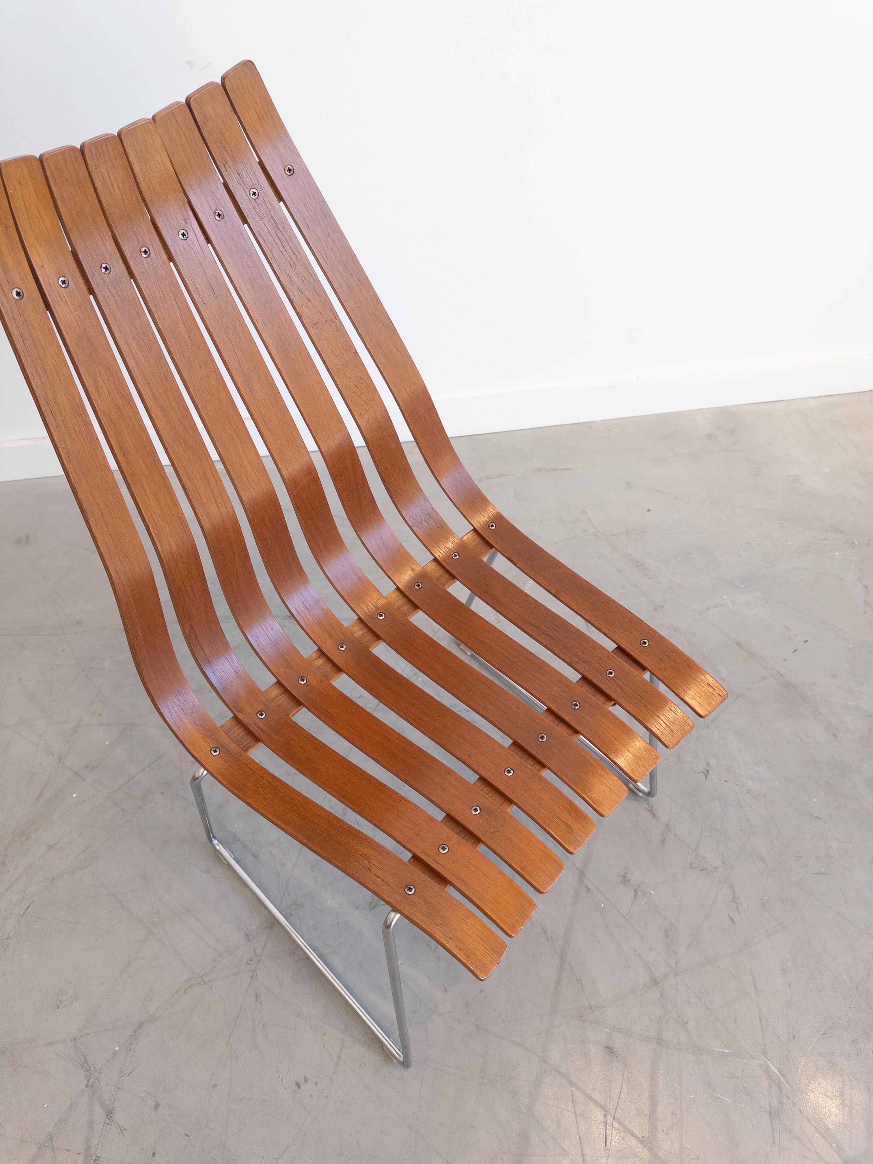 Satz von 3 Stühlen „Scandia“ von Hans Brattrud für Hove Mobler, 1960 im Zustand „Gut“ im Angebot in New York, NY
