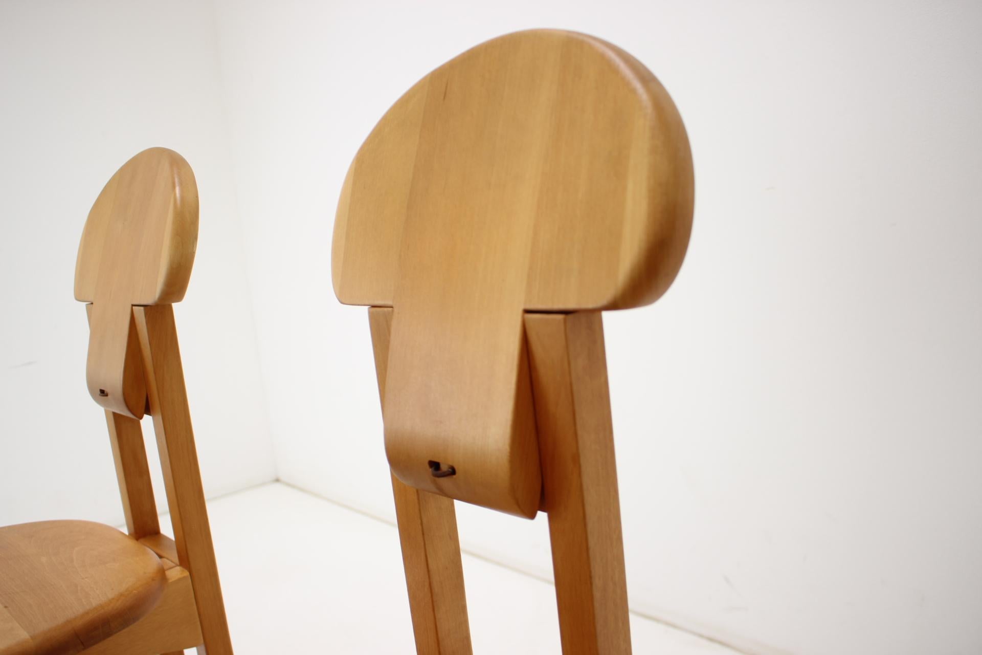 Ensemble de 3 chaises de style scandinave, Finlande, 1970 en vente 2