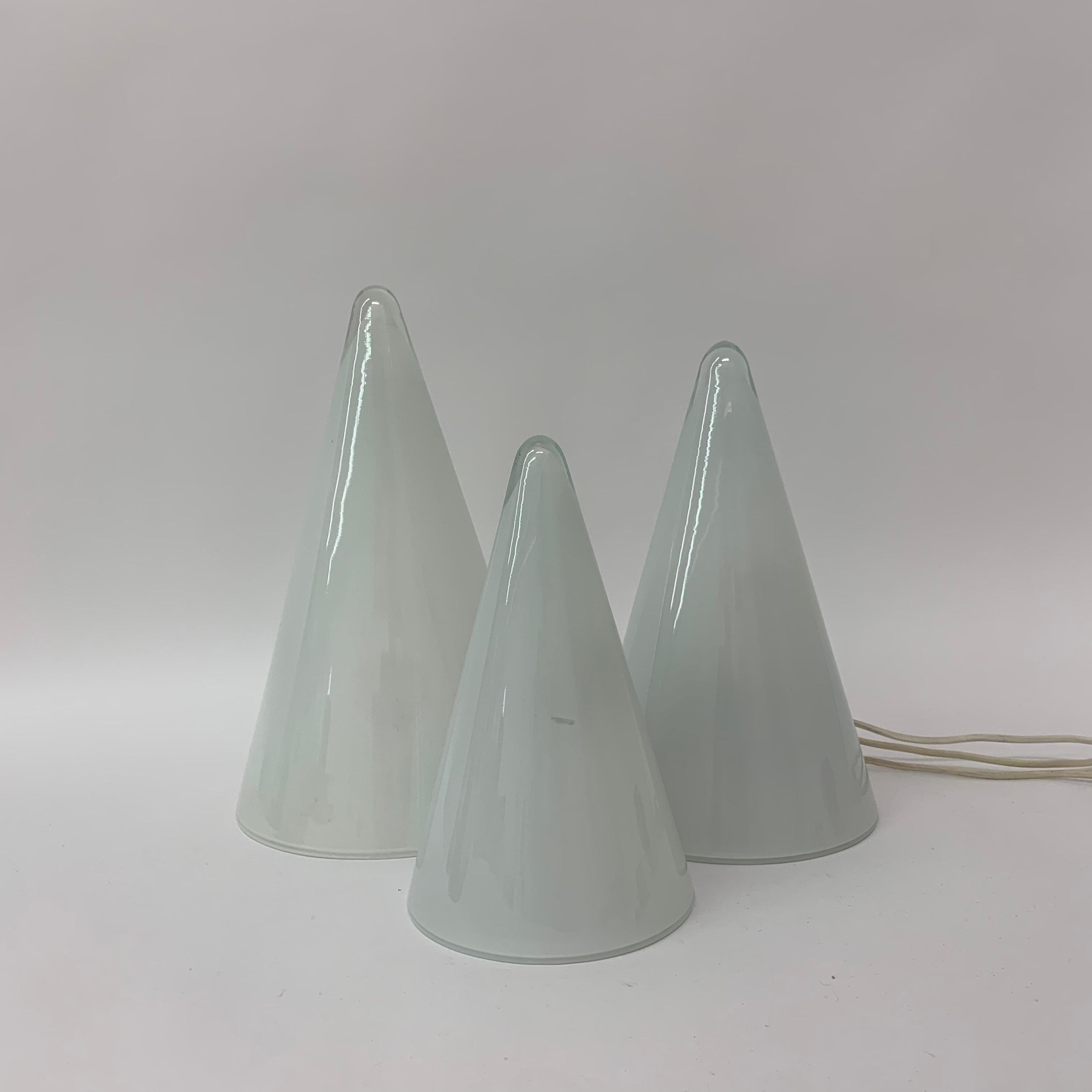 Juego de 3 lámparas de mesa Teepee de SCE, años 70, Francia en venta 7