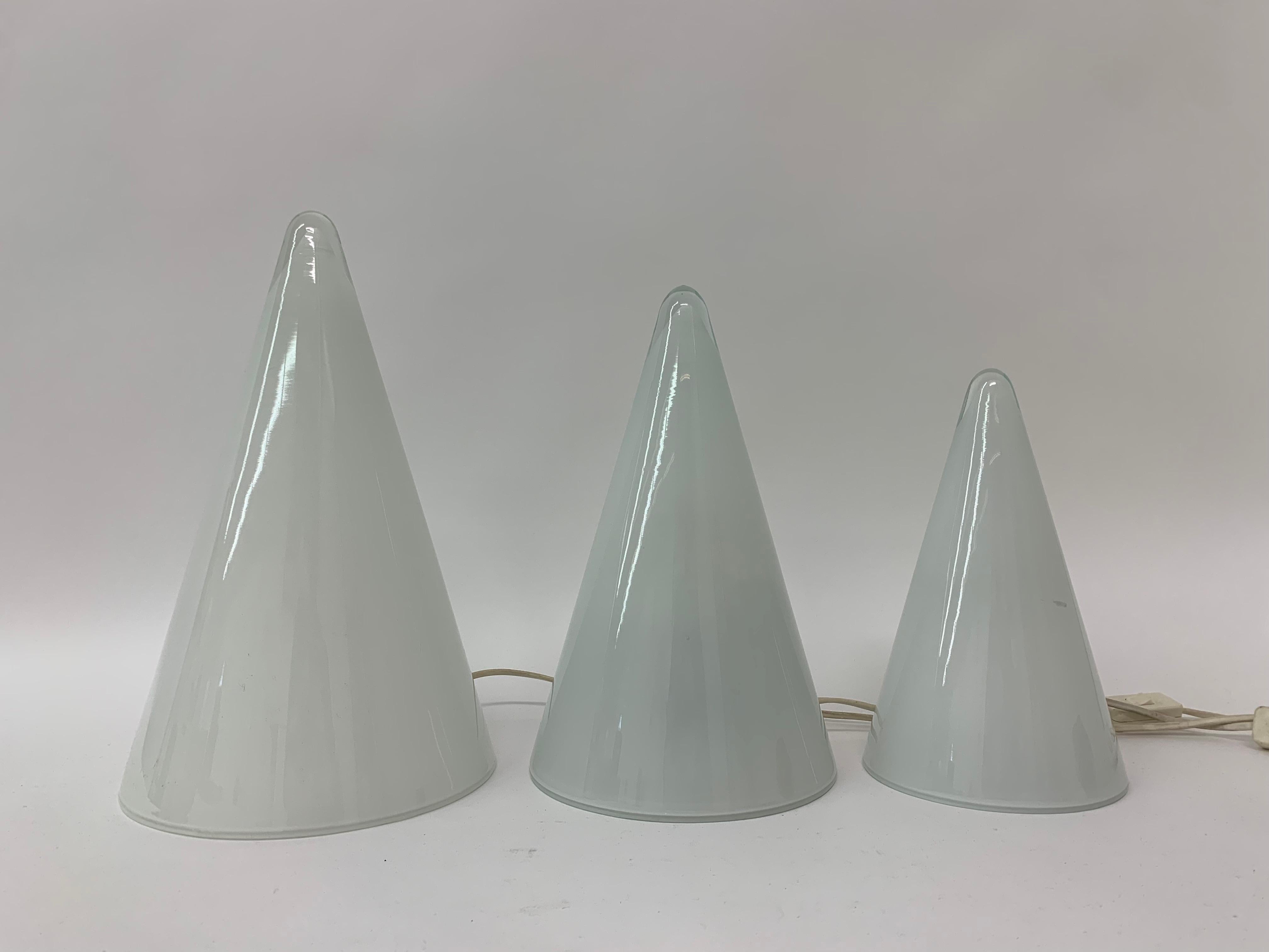 Set of 3 SCE Teepee Table Lamps, 1970’s, France In Good Condition For Sale In Delft, NL