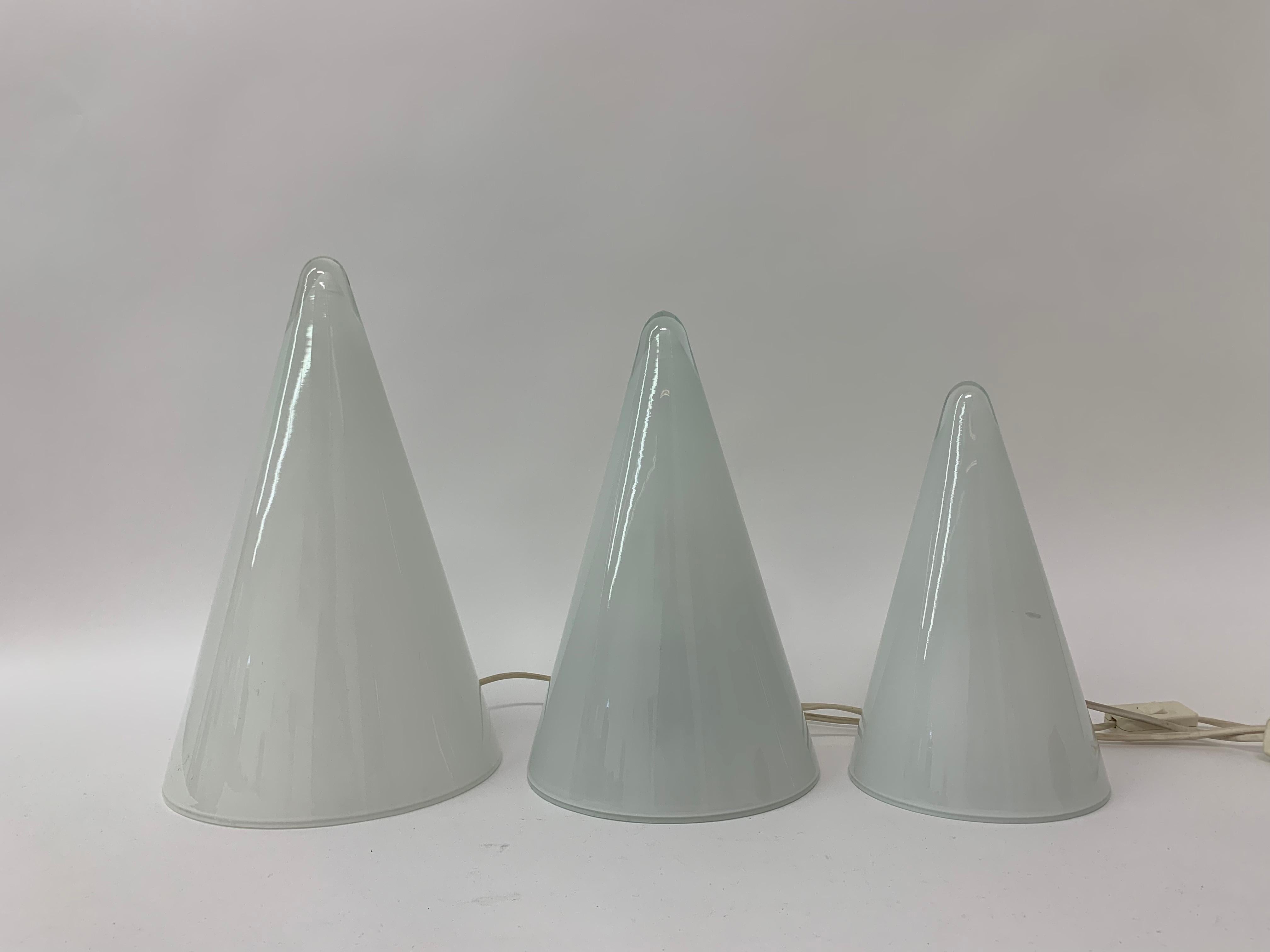 Late 20th Century Set of 3 SCE Teepee Table Lamps, 1970’s, France For Sale