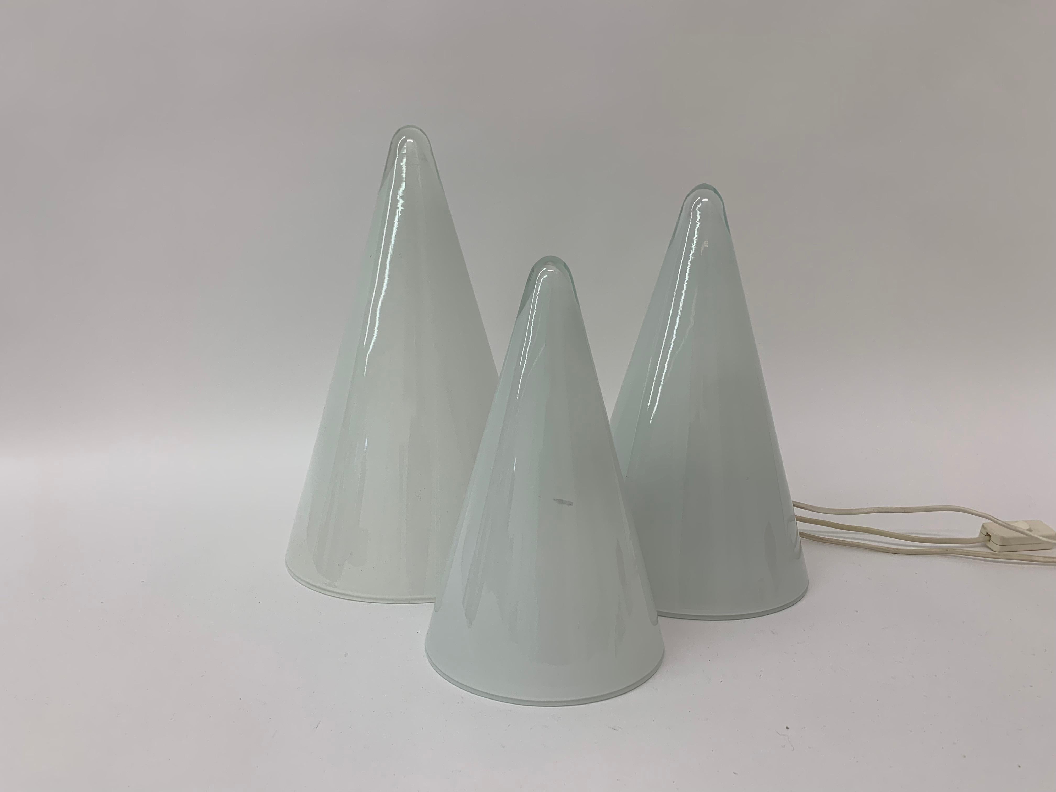 Set von 3 SCE-Tischlampen aus Seil, 1970er Jahre, Frankreich im Angebot 1