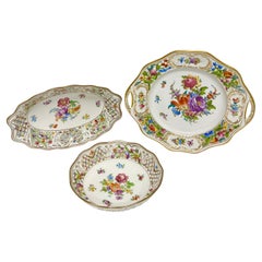 Set of 3 Schumann-Dresden Porcelain Serving Dishes
