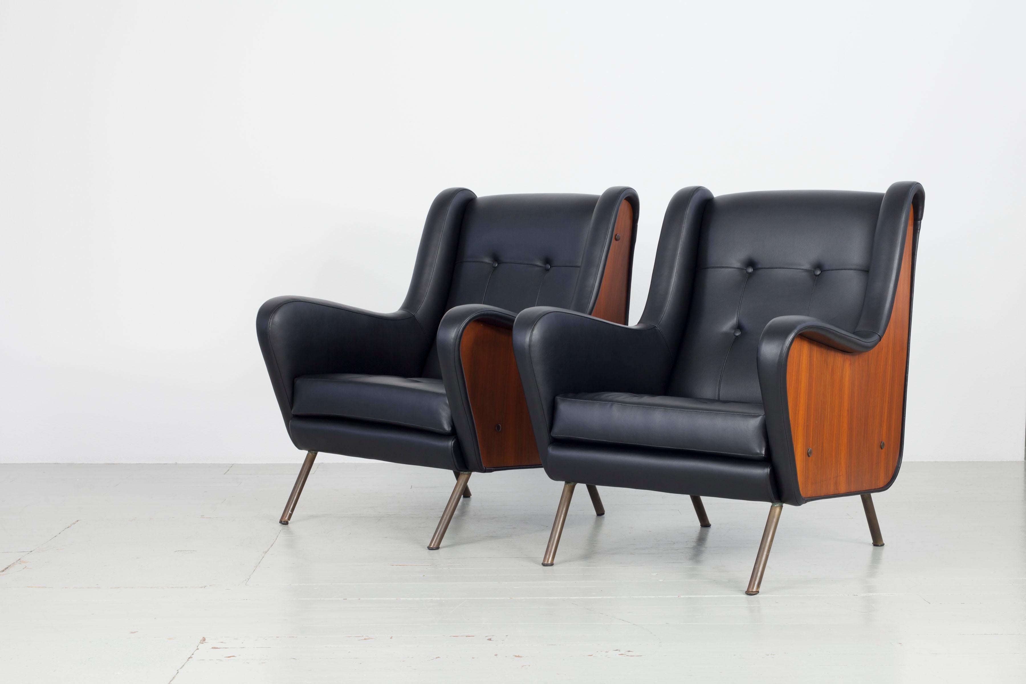  Ensemble de canapé à 3 places et deux fauteuils, Italie, Arflex, 1950 Bon état - En vente à Wolfurt, AT