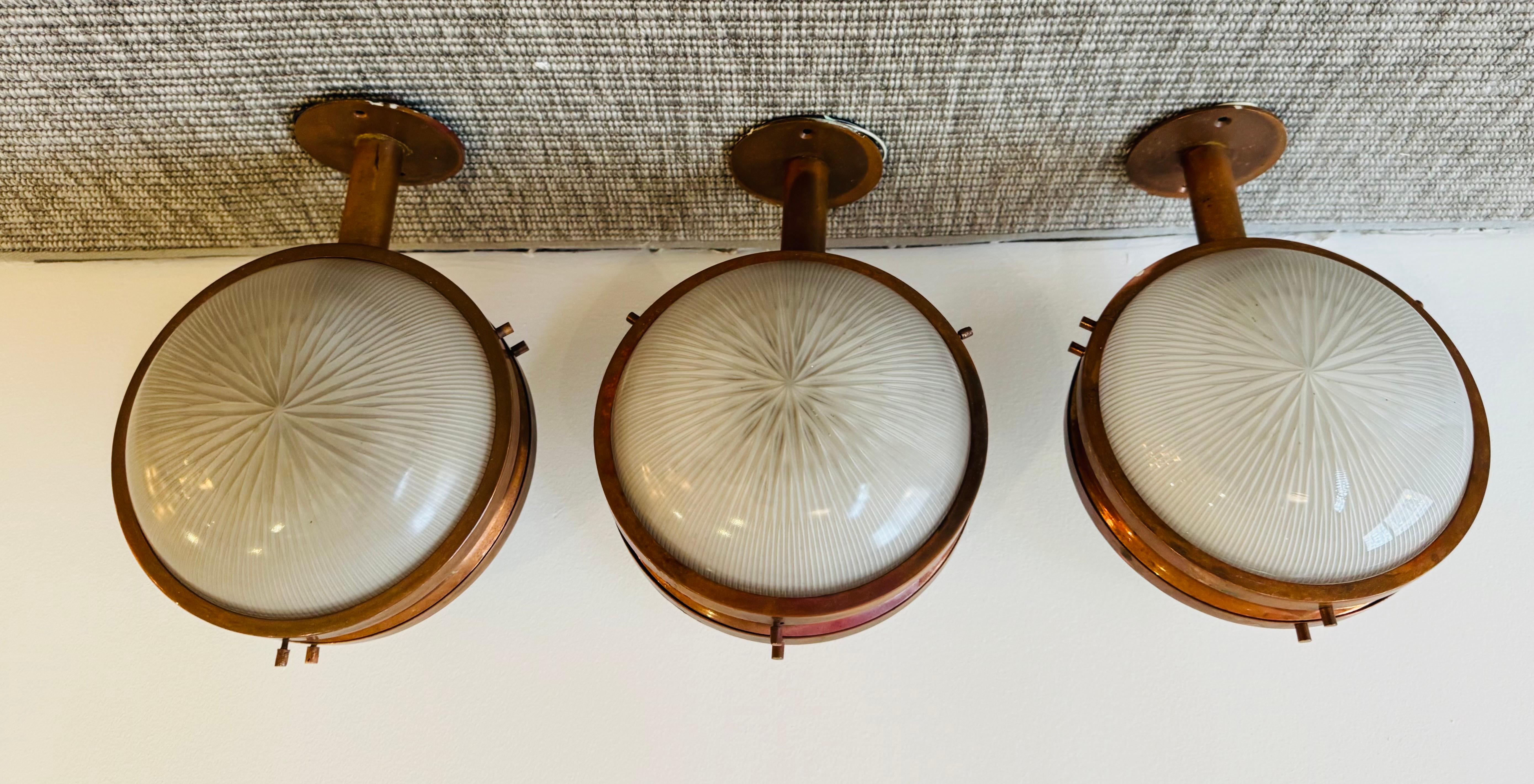 Set di 3 lampade Artemide 1960 di Sergio Mazza in vendita 4
