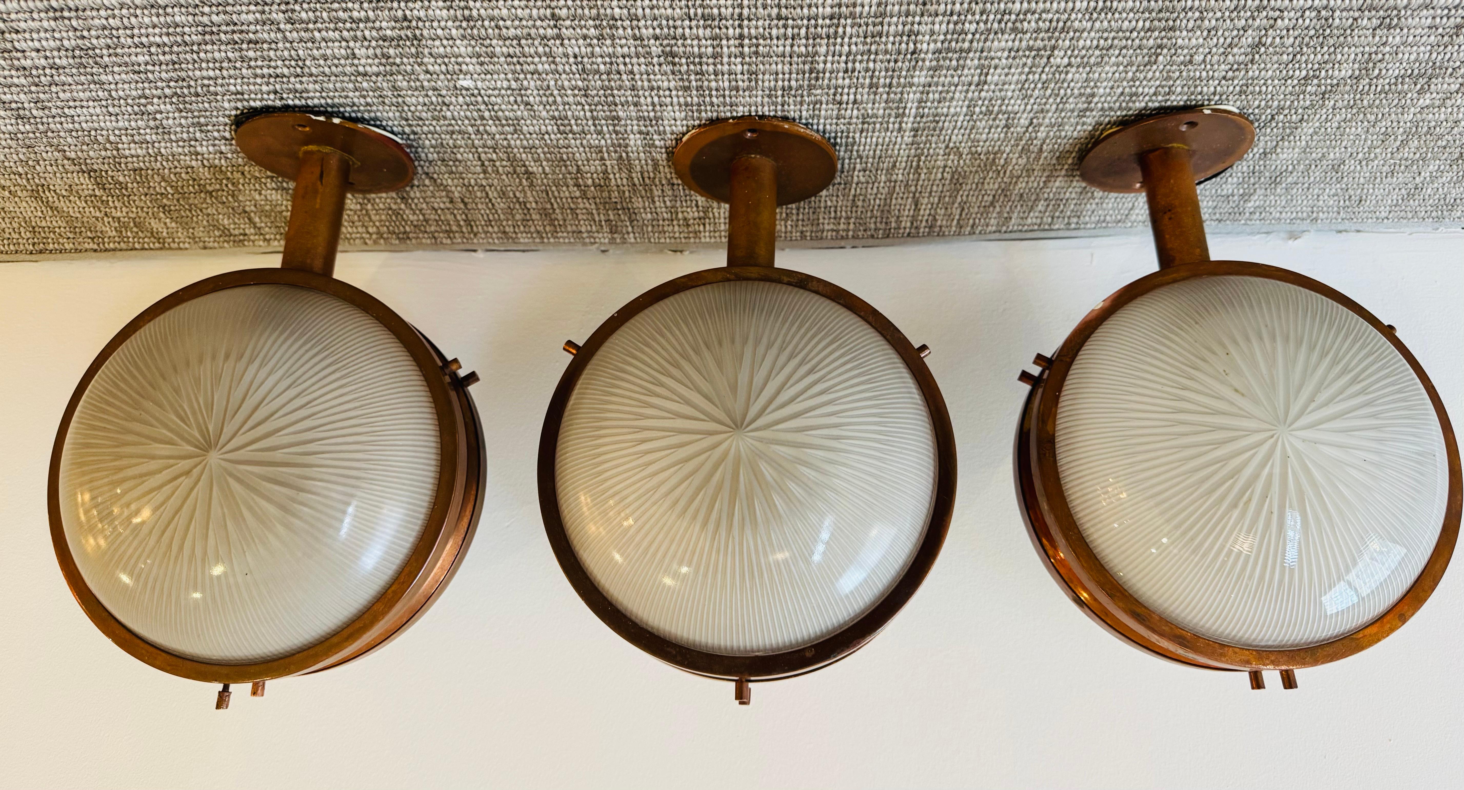 Set di 3 lampade Artemide 1960 di Sergio Mazza in vendita 5