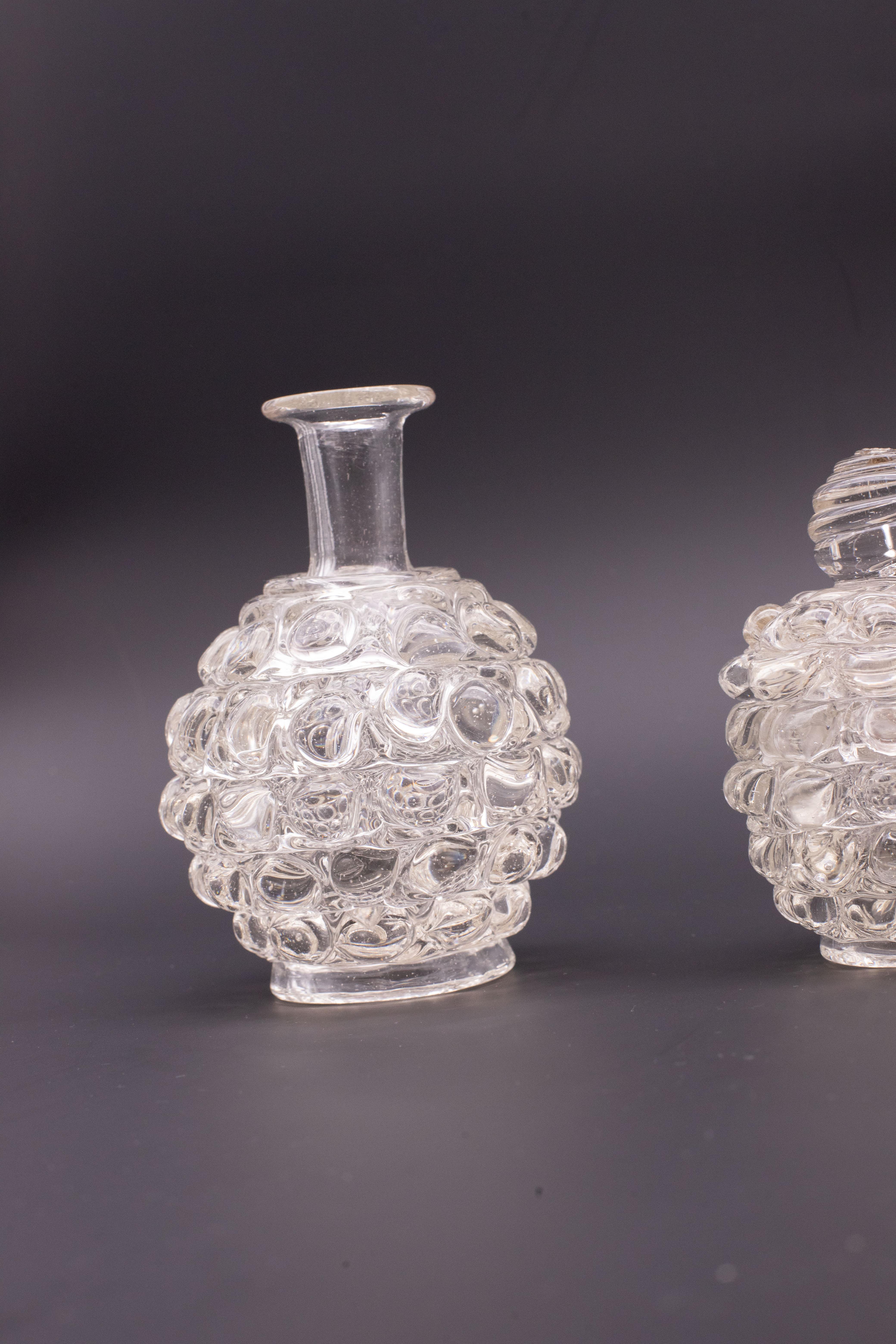Set of 3 Series Lenti Vase Barovier & Toso Italy, Murano Glass, 1940s For Sale 1