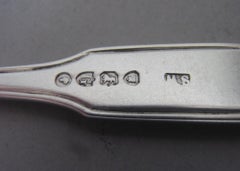 Set of 3 Serving Shovels Made in London by Samuel Whitford, 1882