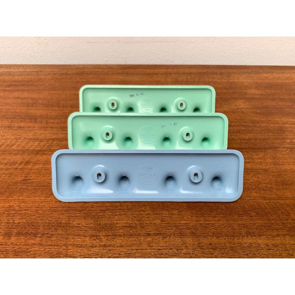 Set of 3 Sesia Hook Bar Warderobe or Towel Holder from CM Brevettato, 1960s For Sale 4