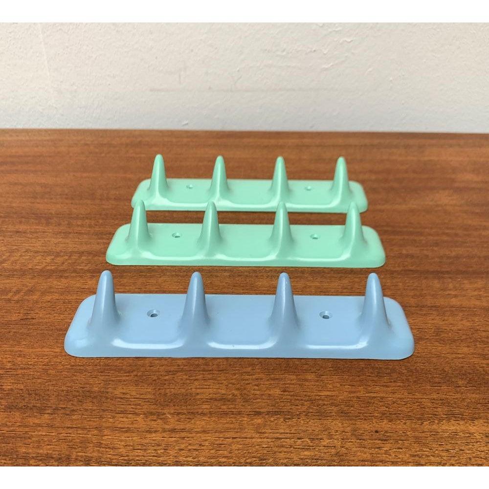 Set of 3 Sesia Hook Bar Warderobe or Towel Holder from CM Brevettato, 1960s For Sale 5