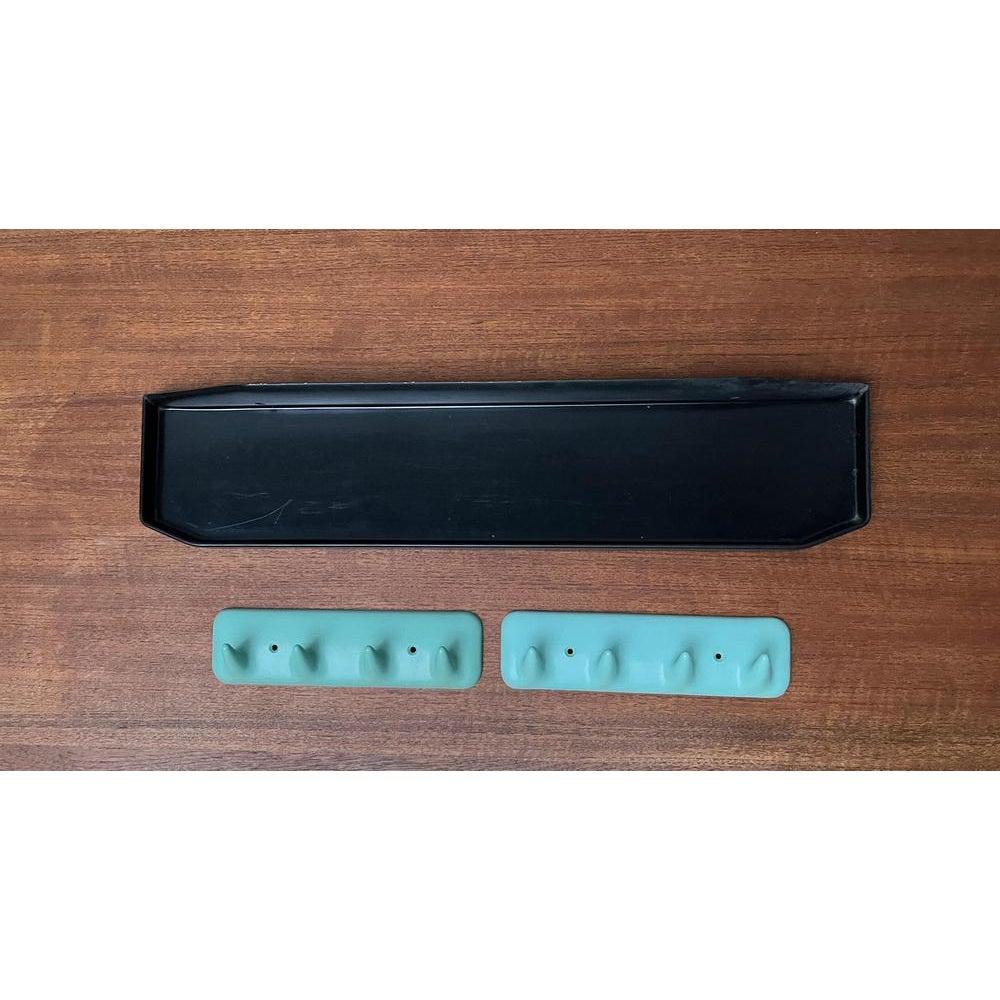 Mid-Century Modern Set of 3 Sesia Towel Holder and Bathroom Shelf from CM Brevettato, Italy, 1960s For Sale