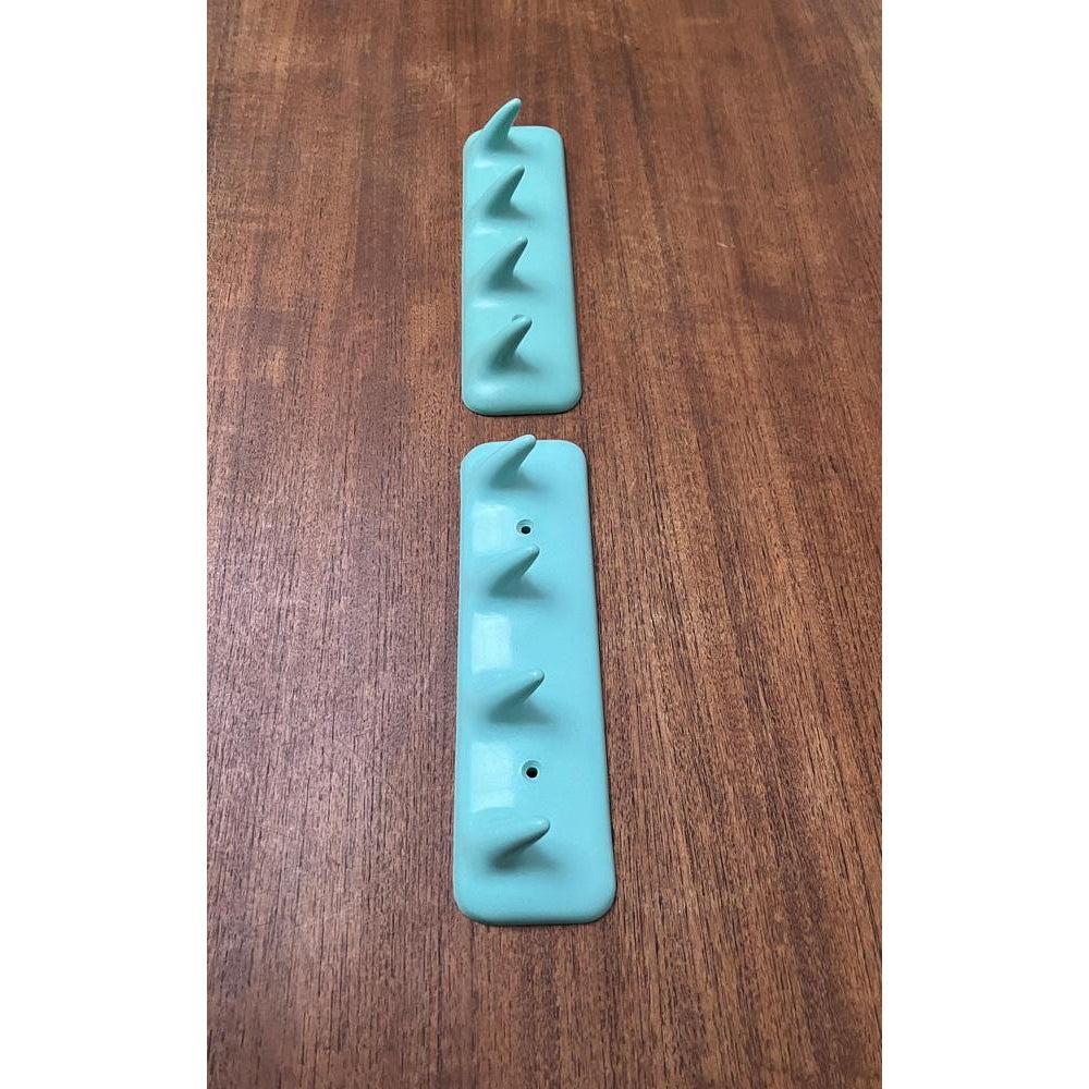 Set of 3 Sesia Towel Holder and Bathroom Shelf from CM Brevettato, Italy, 1960s For Sale 1