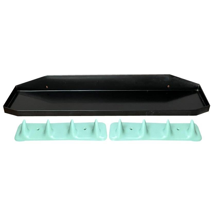 Set of 3 Sesia Towel Holder and Bathroom Shelf from CM Brevettato, Italy, 1960s