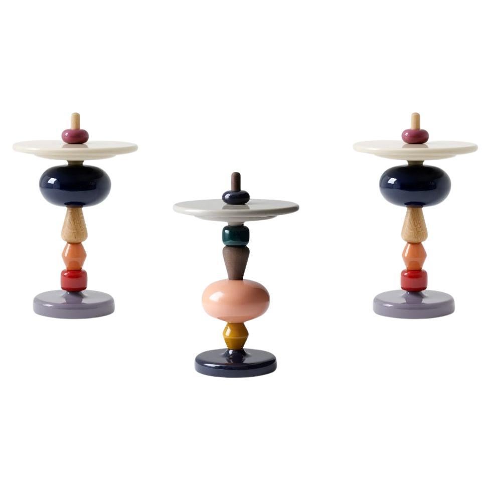 Set of 3 Shuffle MH1(2Array & Spectrum)Side Tables by Mia Hamborg for &Tradition For Sale