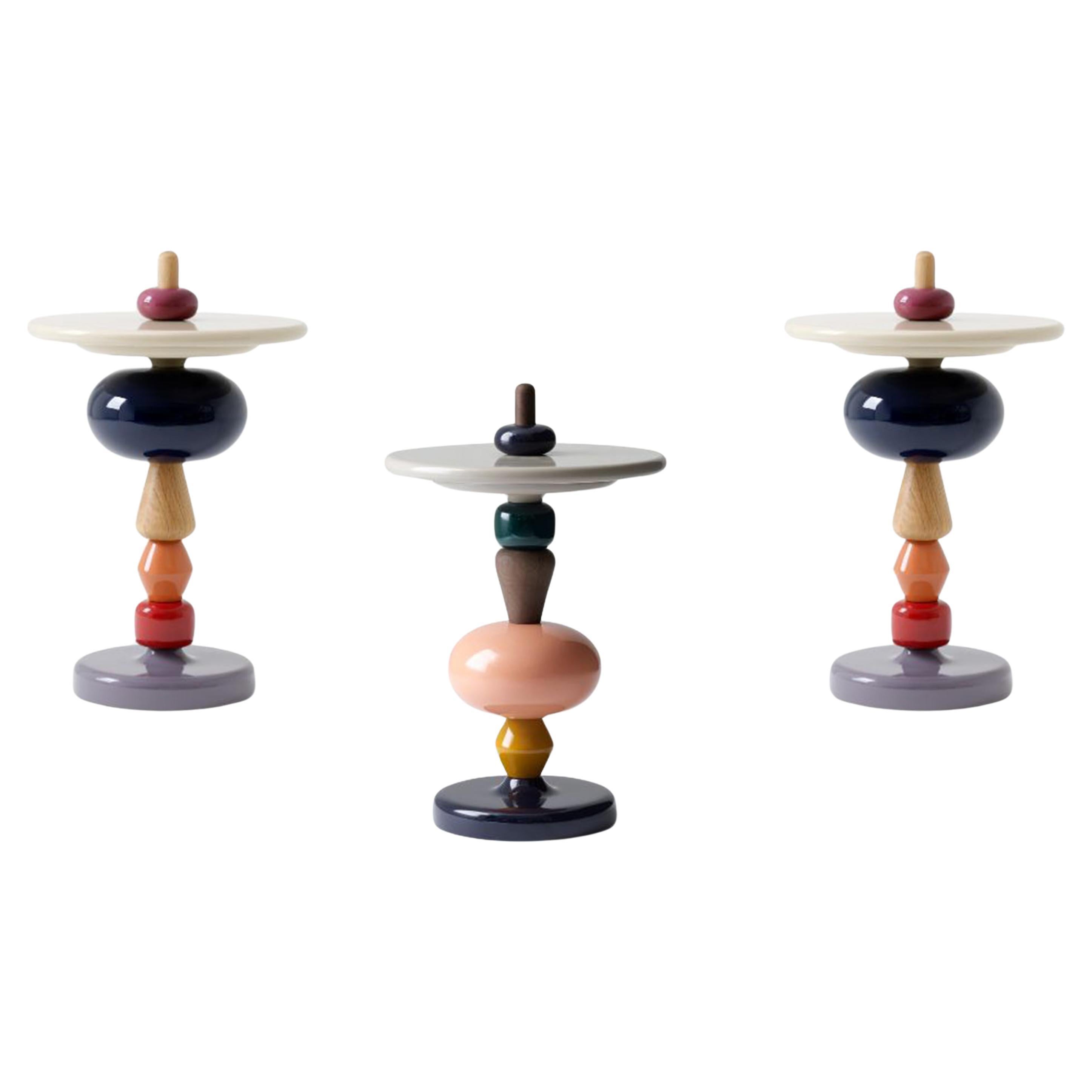 Set of 3 Shuffle MH1(2Array & Spectrum)Side Tables by Mia Hamborg for &Tradition