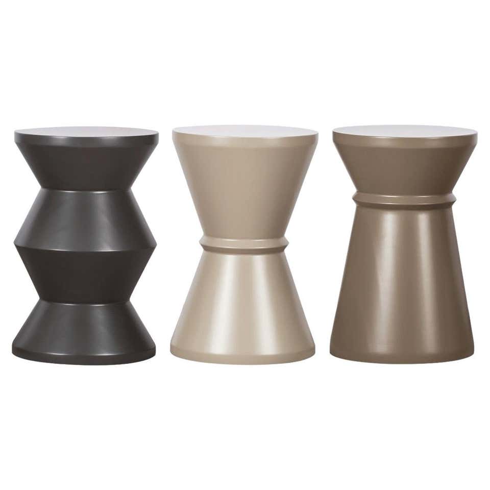 Contemporary Side Table Crafted From Solid Wood For Sale at 1stDibs