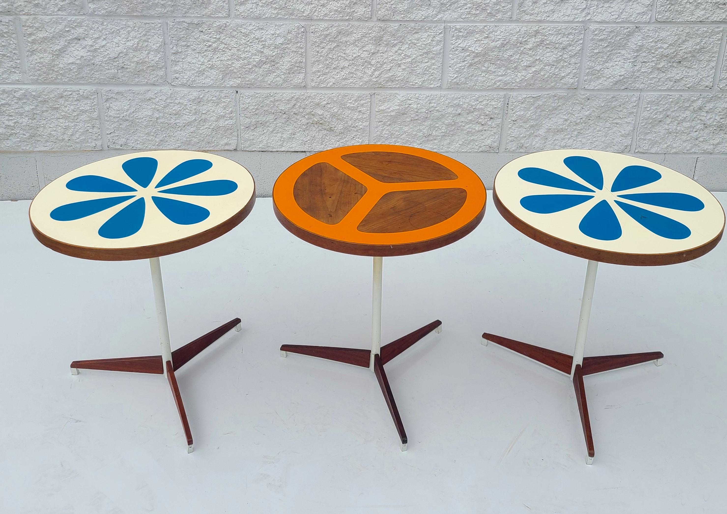 Set of 3 Side Tables by Don Savage and Howard McNab for Peter Pepper Products 2