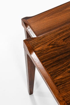 Set of 3 Side Tables in Rosewood, 1960's