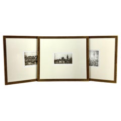 Retro Set of 3 Signed Dorothy Griffiths Etchings of London Scenes