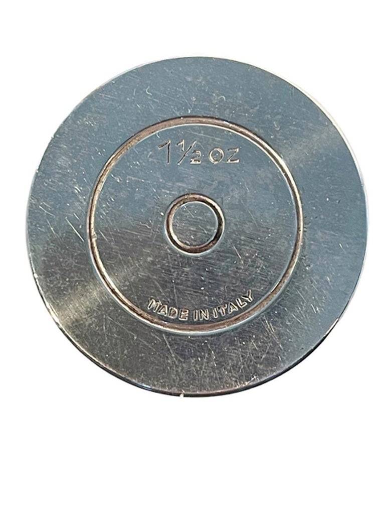 Set of 3 Silver Plate Shotgun Shell Jiggers, 1oz, 1.5oz and 2oz, Made