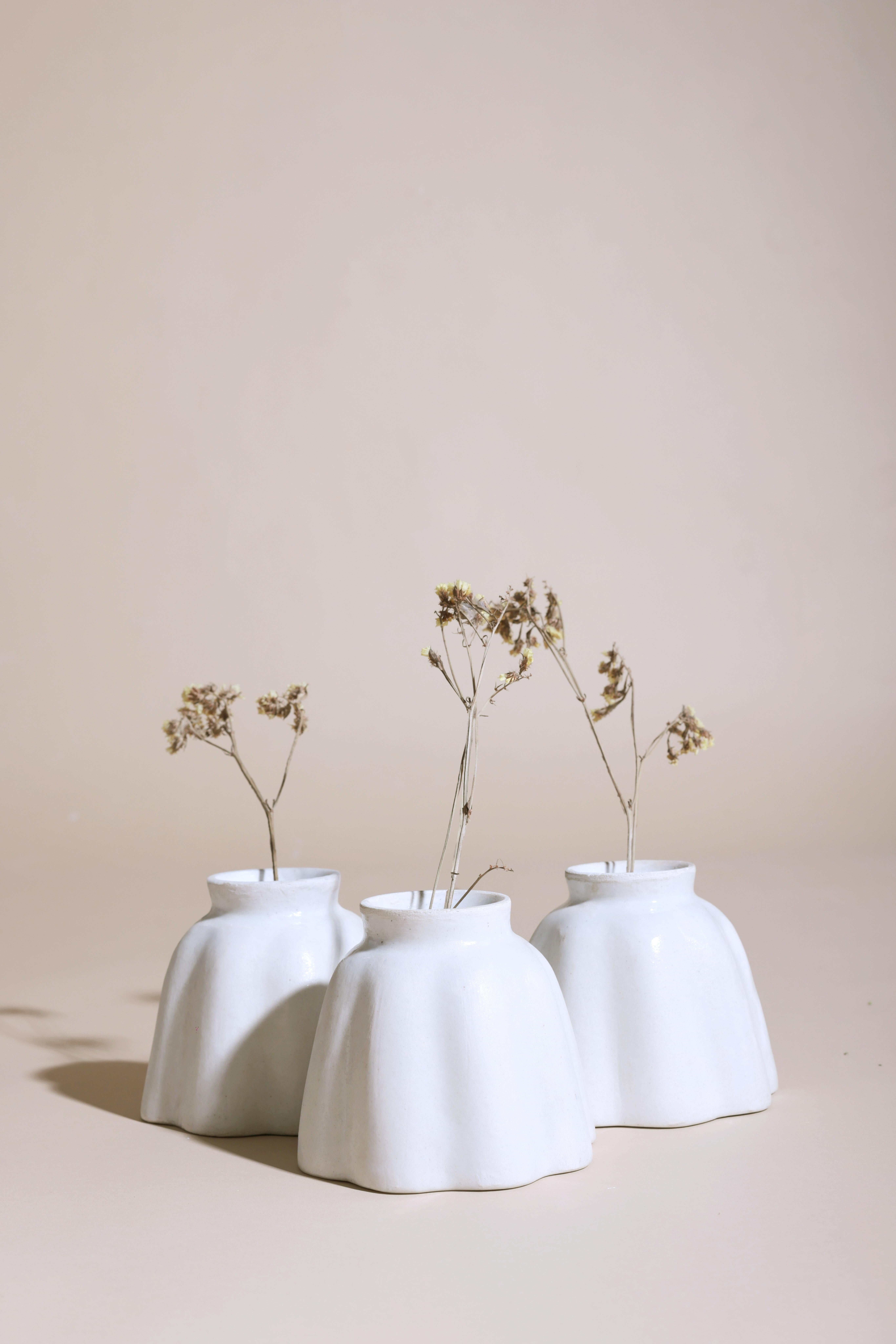 Contemporary Set Of 3 Skirts Swarm Vases by Newblue For Sale