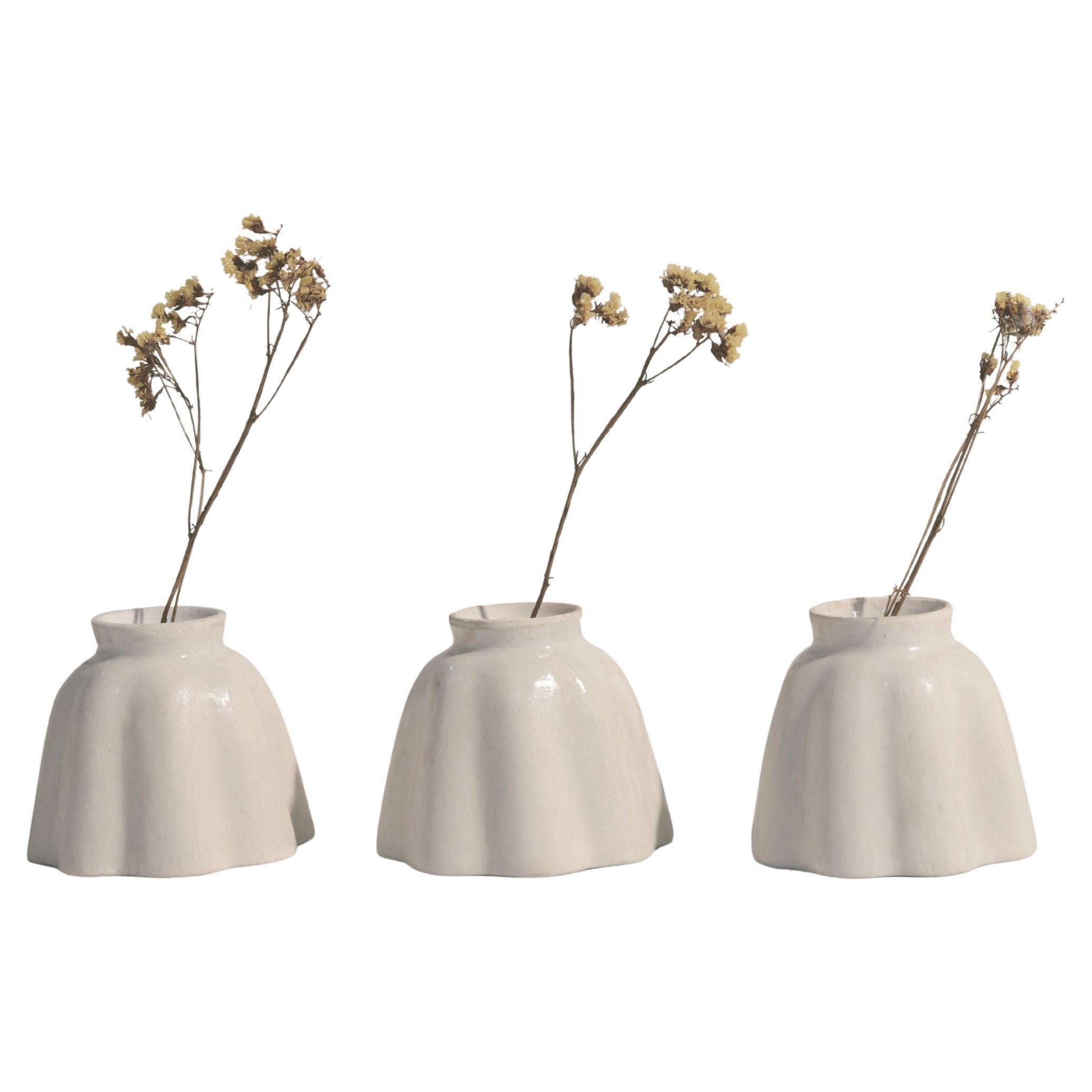Set Of 3 Skirts Swarm Vases by Newblue For Sale