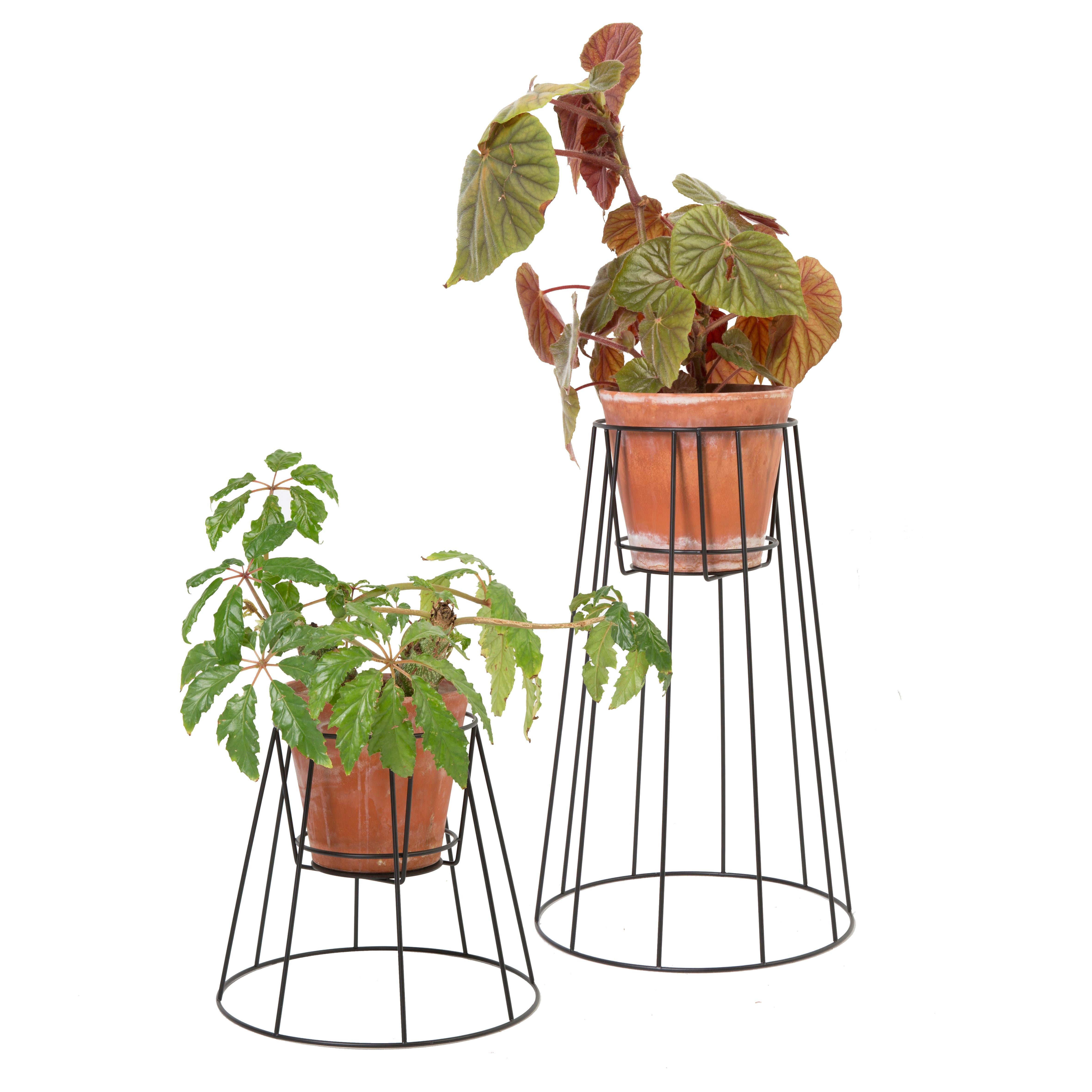 Set di 3 piccoli supporti per piante Cibele neri di OK Design In condizioni Nuovo in vendita a Geneve, CH