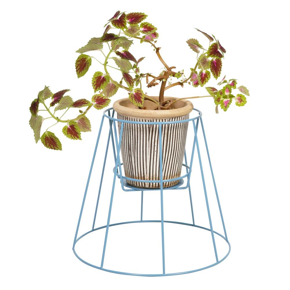 XXI secolo e contemporaneo Set di 3 piantine di piccione blu di OK Design in vendita