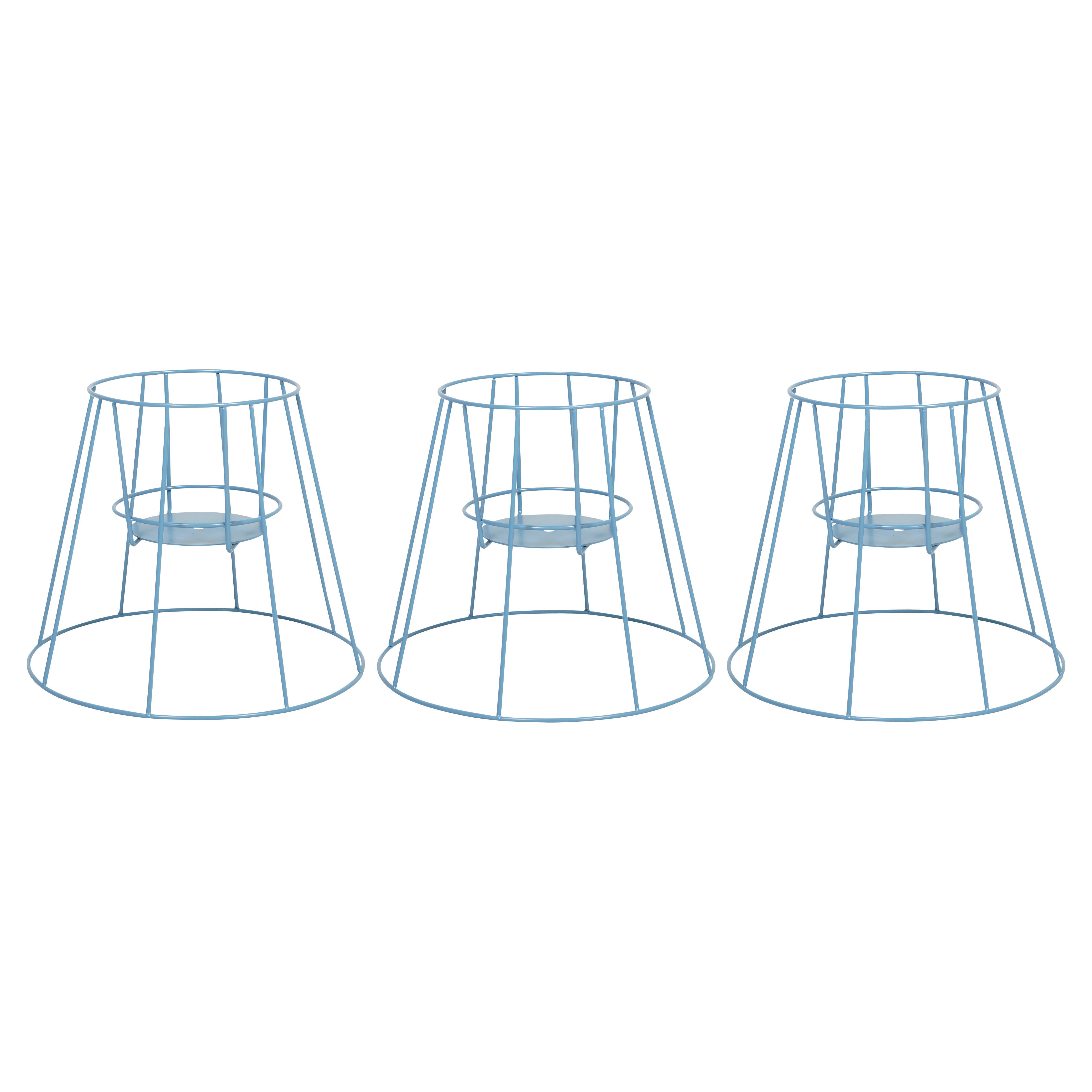 Set di 3 piantine di piccione blu di OK Design
