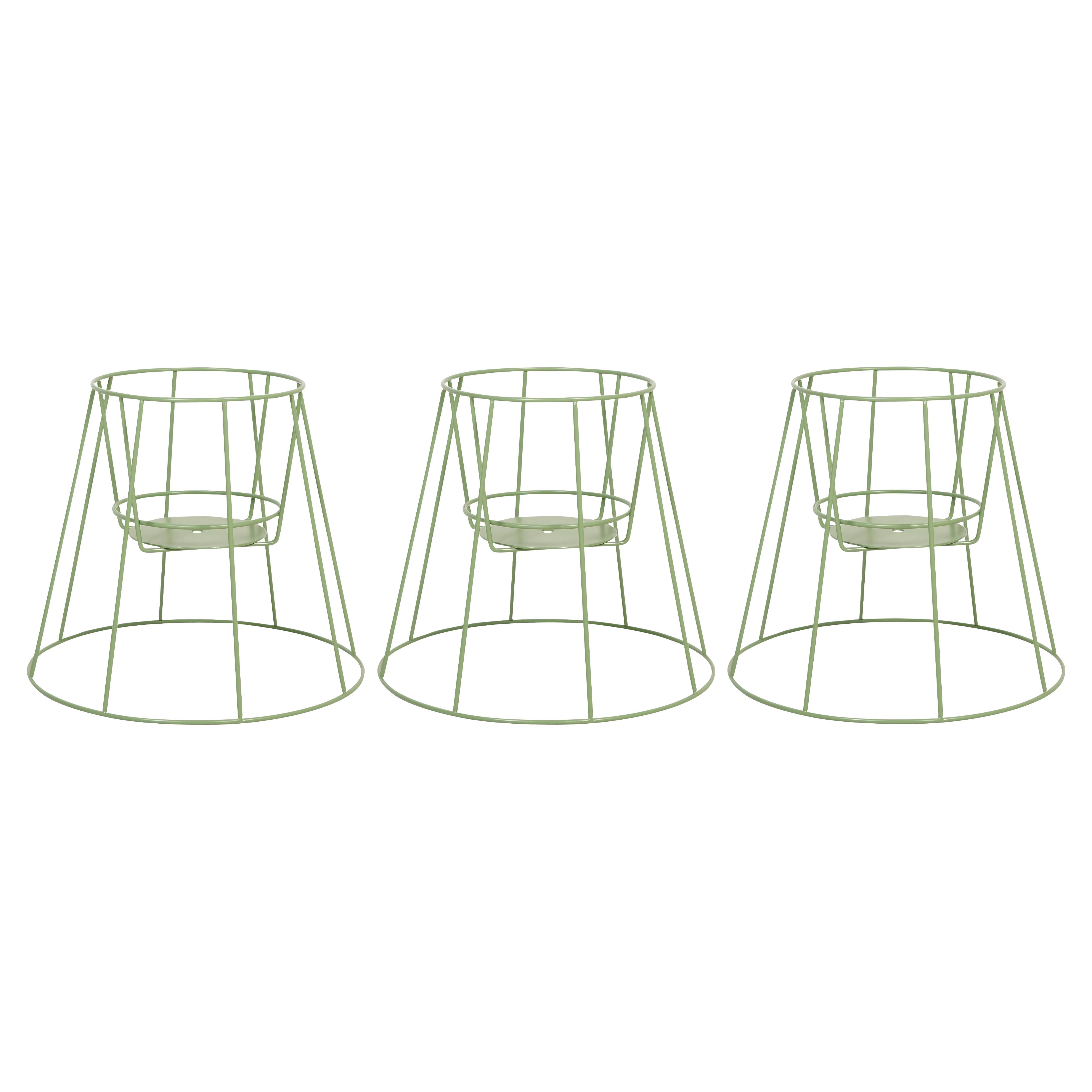 Set di 3 piantine cibele verde mare di OK Design