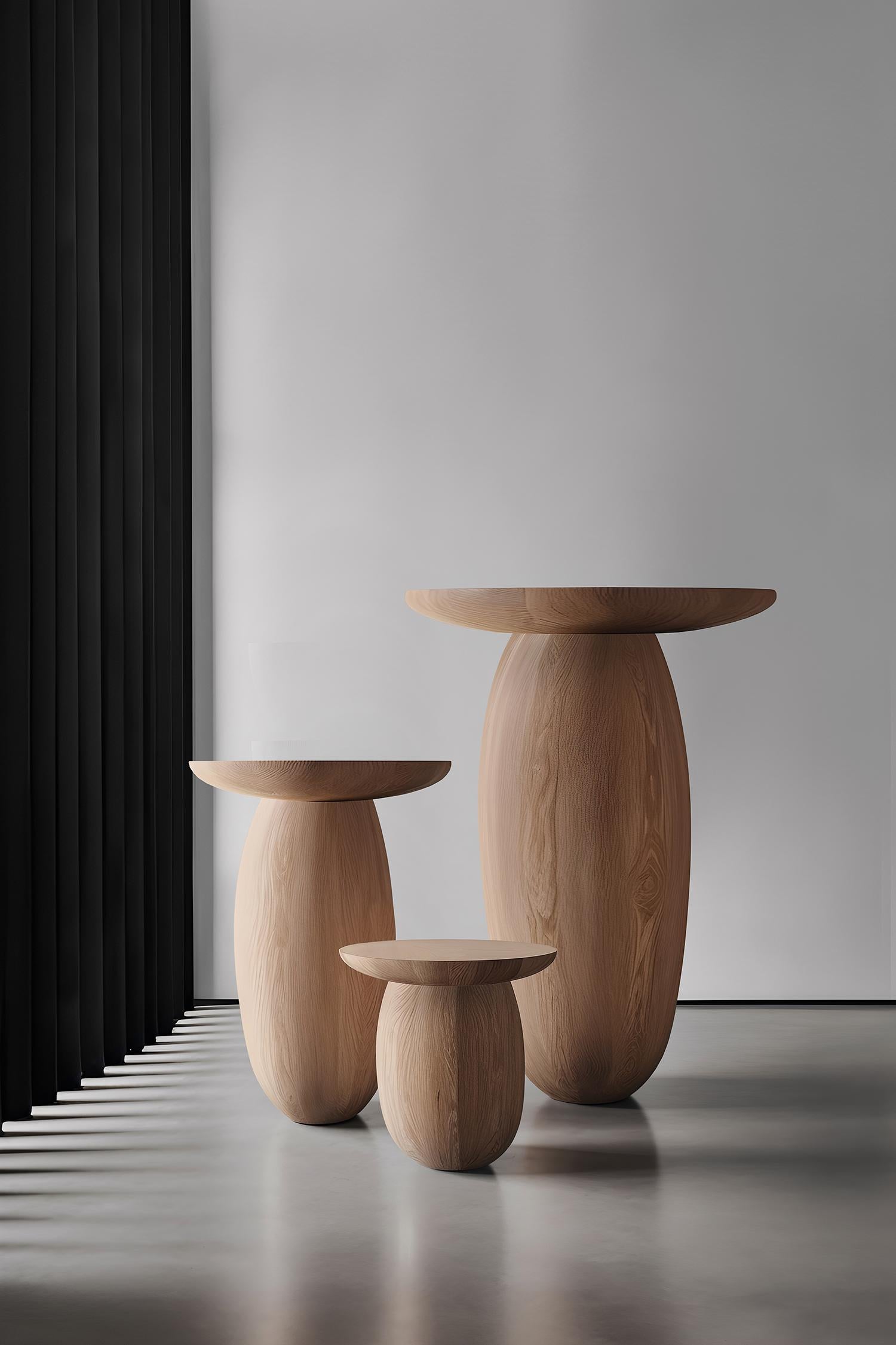 Juego de 3 Mesas Pequeñas, Mesas Auxiliares, Mesas auxiliares Samu Made Solid Wood by Nono Madera dura en venta