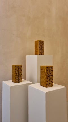 Ensemble de 3 petits vases par Aldo Londi pour Céramiques Bitossi Montelupo, années 70.
