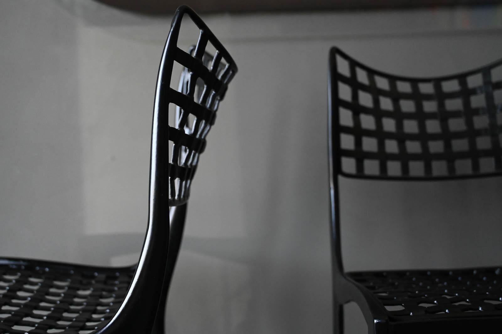 Mid-Century Modern Set of 3 Sol y Luna Gazelle Bar Stools by Dan Johnson, 1980