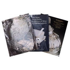 Set di 3 cataloghi di Sotheby's: Le collezioni d'argento di Jaime Ortiz-Patiño
