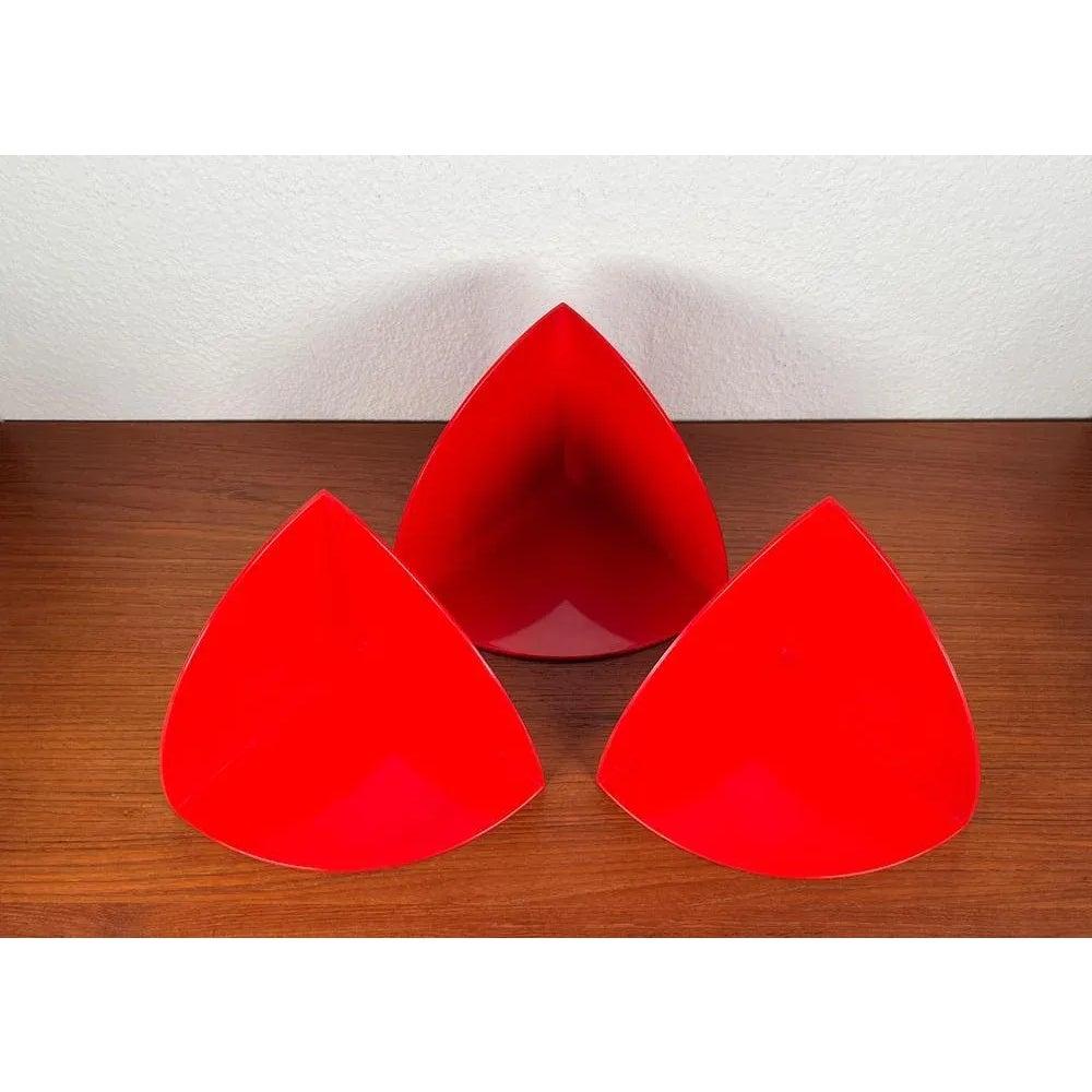 Set of 3 Space Age Model 4909 Bookends by Giotto Stoppino for Kartell, 1960s For Sale 4